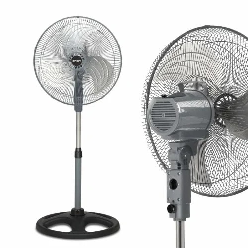 18" Silent Cool Breeze Electric Standing Fan - Qsf-18721k