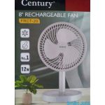 Century 8" Rechargeable Fan