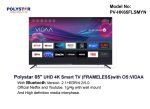 Polystar 65” QLED Smart VIDAA TV PV-HK65FLSMYN