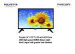 Polystar PV-hkc24atv 24" LED TV with HD ADV Panel