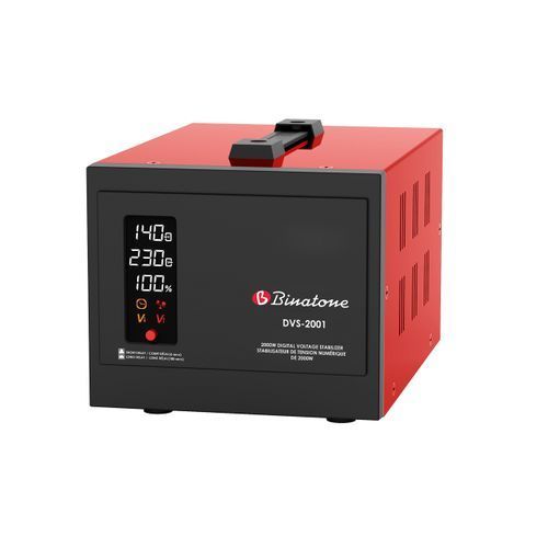 Binatone DVS-2001 Powerful Digital Voltage Stabilizer - Front View