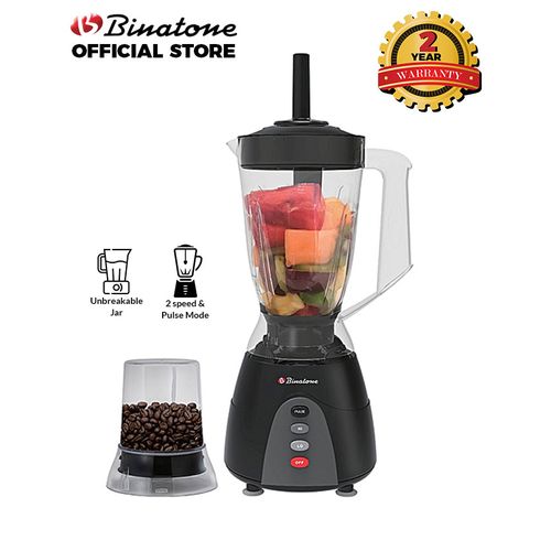 Binatone BLG-452 1.5L Blender with Grinder – Durable unbreakable jug