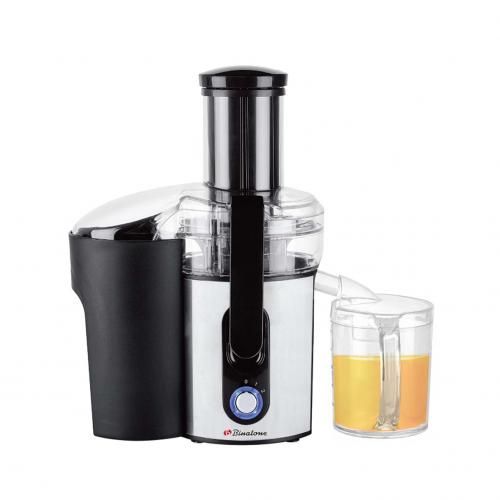 Binatone JE-1000 Juice Extractor front view stainless steel body