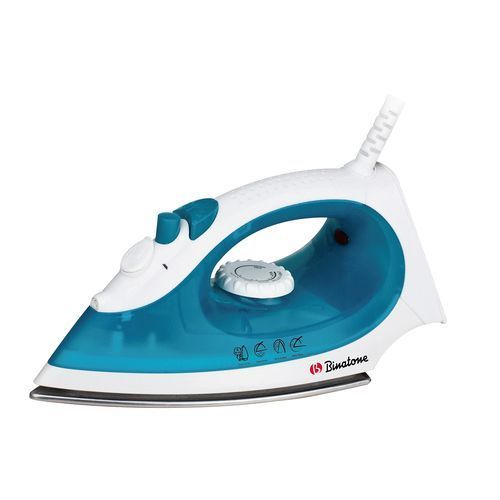 Binatone Smoother Gliding Steam Iron SI-1605 Blue with Non-Stick Soleplate