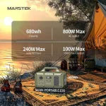 Marstek 600W Solar Generator Power Station 680wh S600