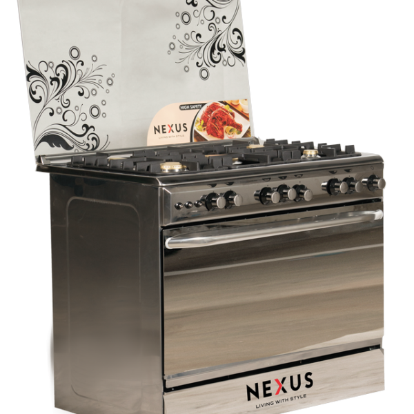Nexus 4 Burner 2 Electric Standing Gas Cooker (NX-8000S) 4+2