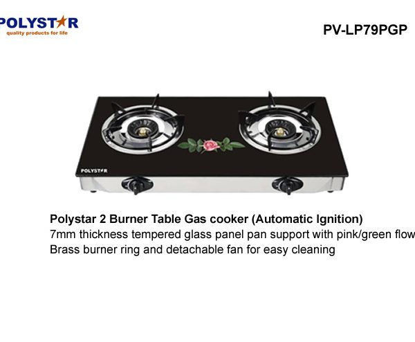 Polystar PV-LP79PGP  2 Burner Table Gas Cooker