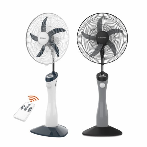 Qasa 18" Rechargeable Standing Fan with Remote Control  QRF-7918Curvy