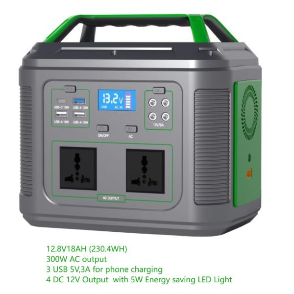 King On 300W Portable Solar Generator K84018 300
