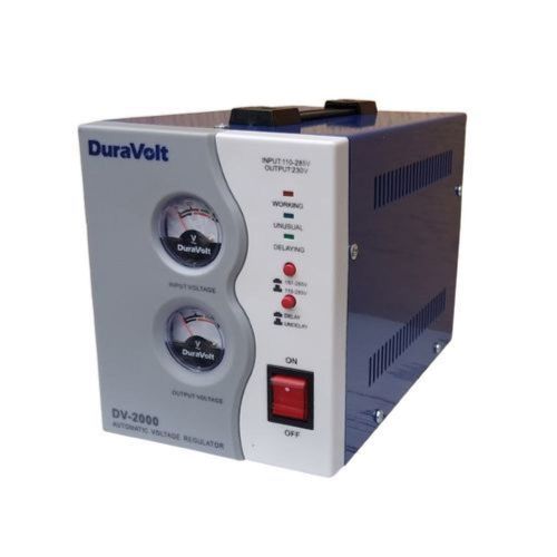 Duravolt DV-2000 Voltage Stabilizer protecting home appliances