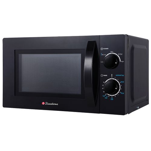 Binatone 20 Litres (MWO-2018) Microwave Oven Black – 700W, 5 Power Levels, Defrost Function