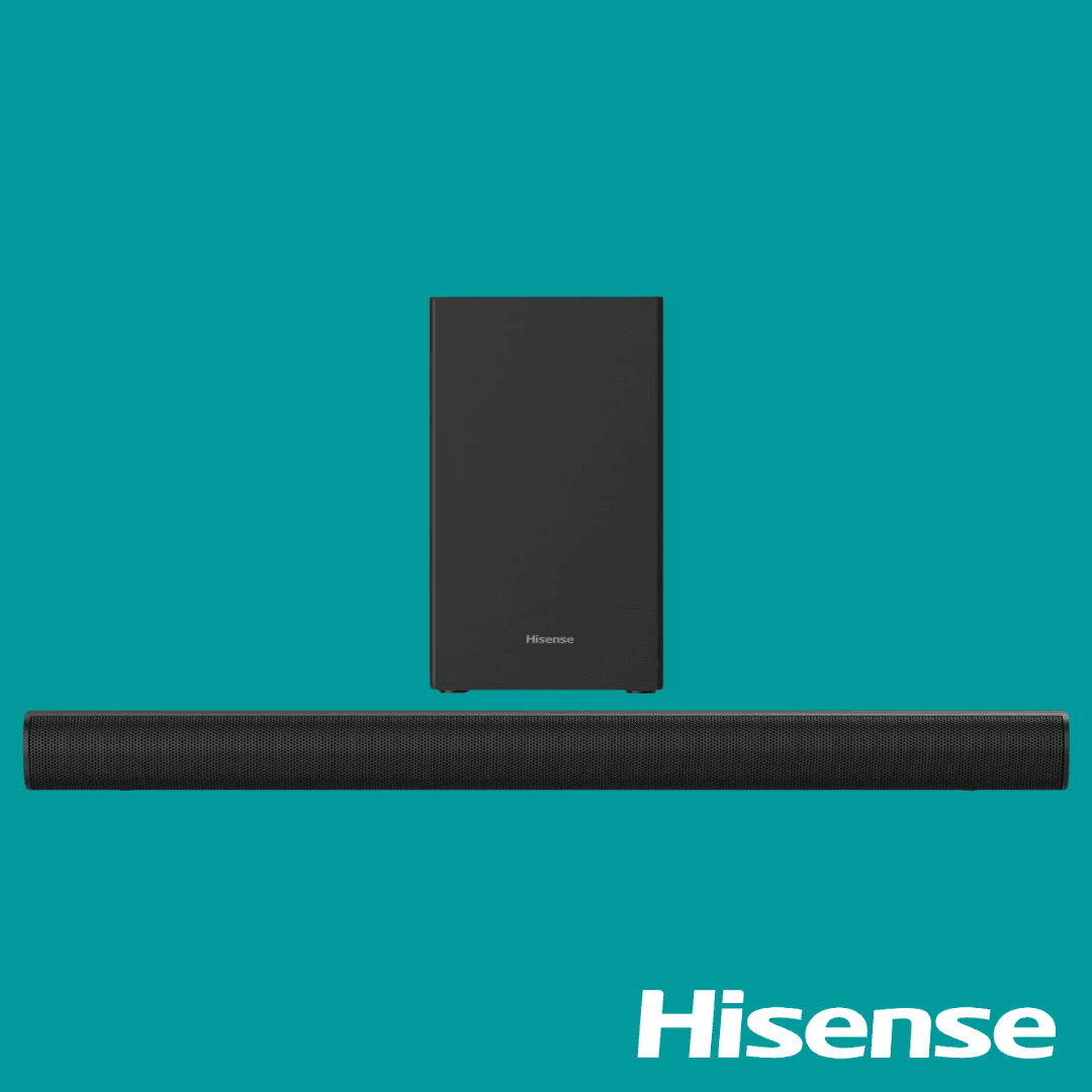 hisense-hs1800-soundbar.jpg alt="Hisense HS1800 140W Soundbar with Subwoofer 2.1CH - Front View"