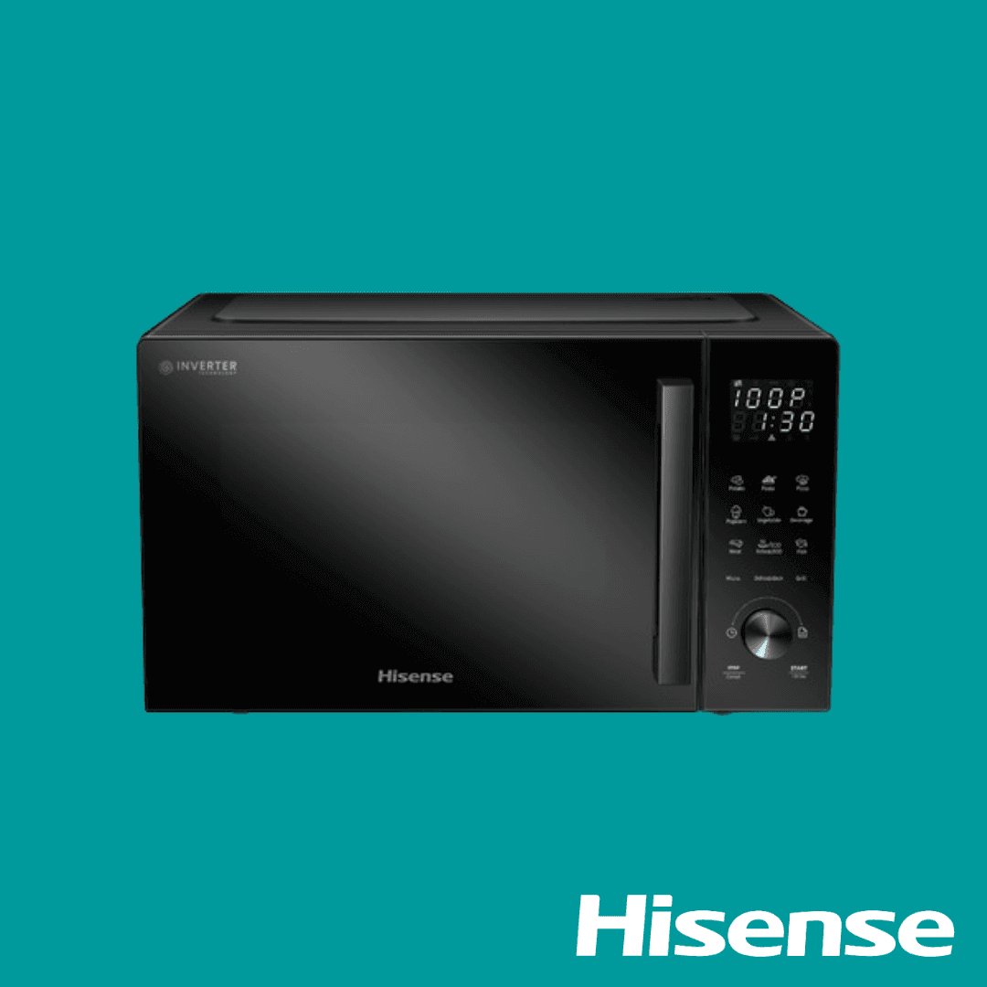 hisense-h34mobs10hg-microwave-front.jpg Hisense H34MOBS10HG 34L Microwave - Front View