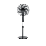 Maxi 16-inch standing fan showing 7-blade design