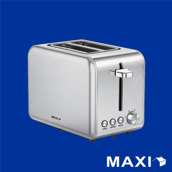 Maxi 2 Slices Toaster with 800-950W Power for Fast Toasting