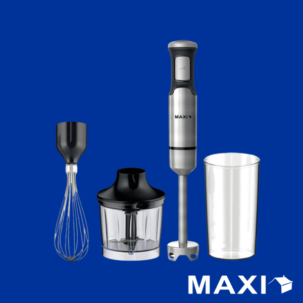 Maxi MJ-BH1201W Hand Blender with 1200W Power for Strong Performance