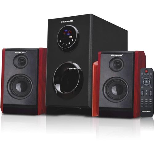 Homeflower HF-X6 2.1ch Bluetooth multimedia speaker system with subwoofer.