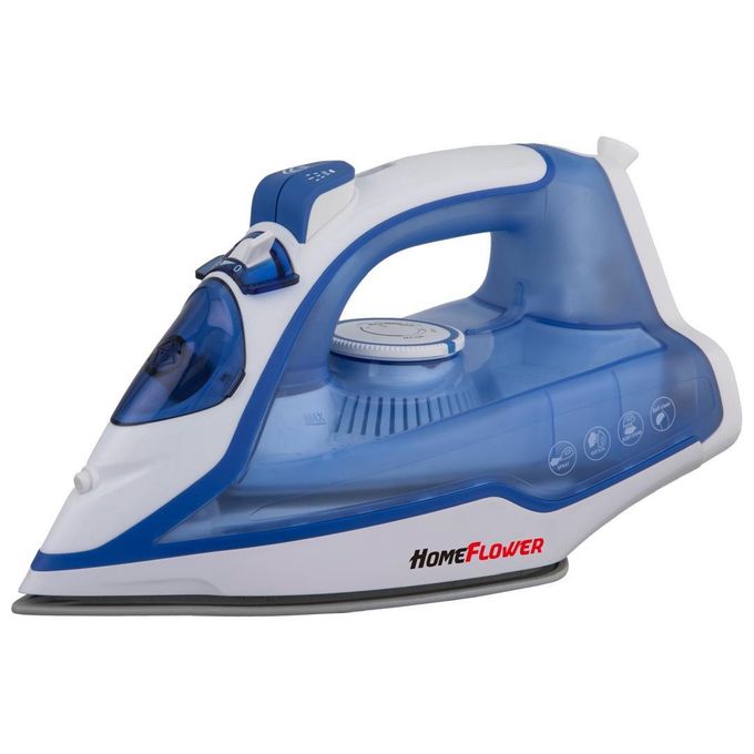 Homeflower Steam Iron HF STM-607 2200W with non-stick soleplate.