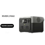 EcoFlow River 2 Max 512Wh 500W Portable Solar Generator