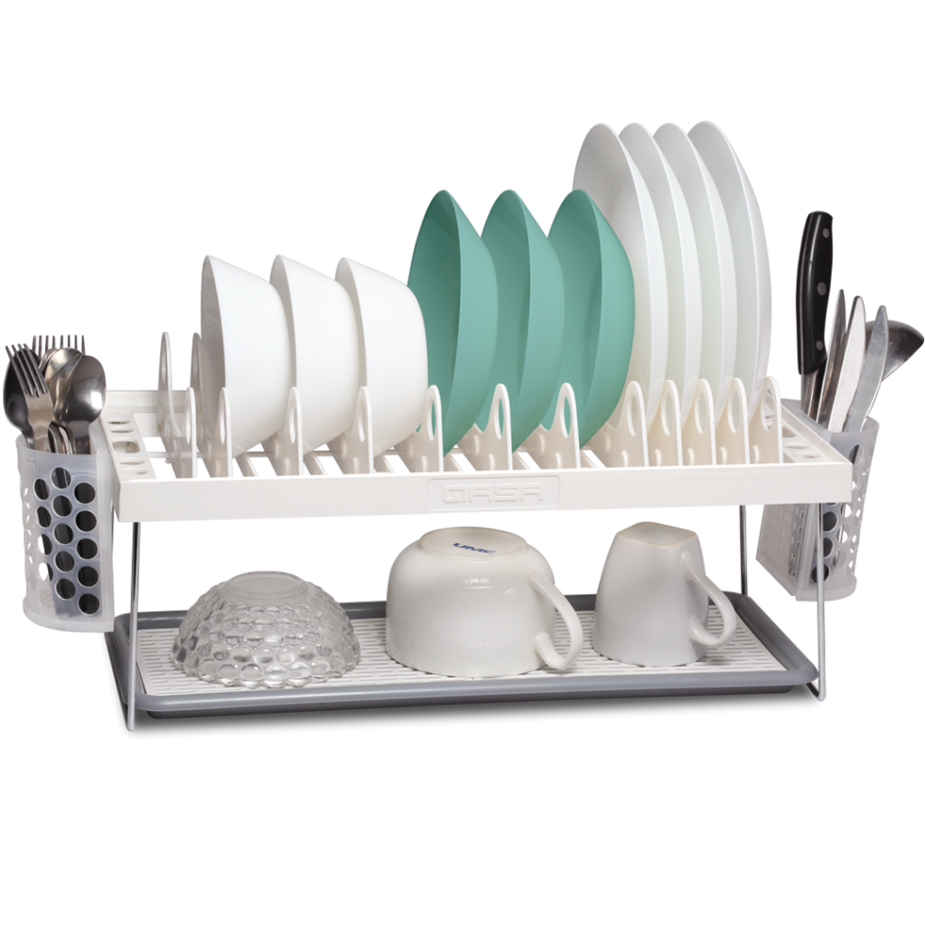 QASA Dish Drainer QDR-151 compact rustless stainless steel rack