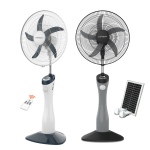 Qasa rechargeable fan with LED bulbs and solar charging panel