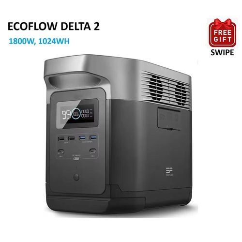 EcoFlow DELTA 2 1024Wh portable power station front view