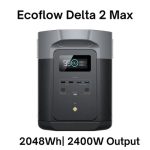 EcoFlow DELTA 2 Max 2048Wh portable power station front view