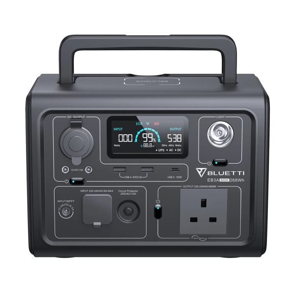 BLUETTI EB3A 600W 268Wh Portable Power Station Nigeria