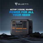 BLUETTI AC70P 1000W 864Wh Portable Power Station Nigeria