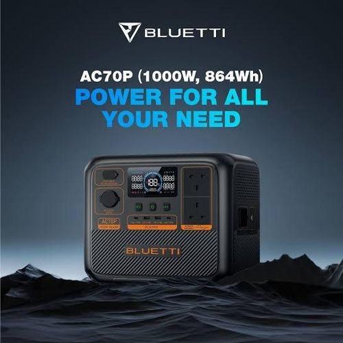 BLUETTI AC70P 1000W 864Wh Portable Power Station Nigeria