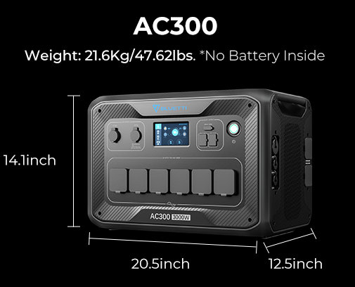 BLUETTI AC300 3000W Modular Power Inverter Nigeria