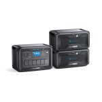 BLUETTI AC300 with two B300 batteries
