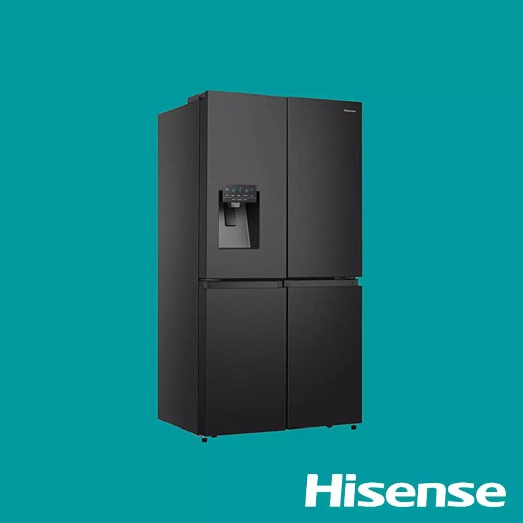 Hisense 522L 4 Door Side By Side Refrigerator REF 68WCB Nigeria