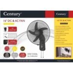 Century 16 Inch DC AC Wall Fan FRCB-40-DC Nigeria