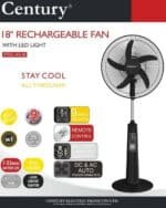 Century 18 Inch Rechargeable Fan FRC-45-N Nigeria
