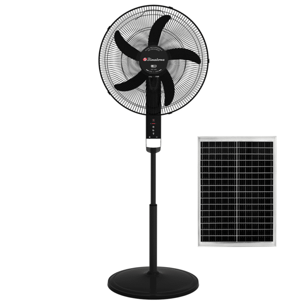 Binatone 18 Inch Rechargeable Fan RCF-1858 with 40W Solar Panel Nigeria