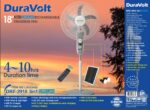 Duravolt 18 inch rechargeable standing fan DRF-2918 Nigeria