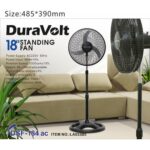Duravolt DSF-184 18-Inch AC Standing Fan with Adjustable Height