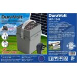 Duravolt SRP-1245 portable solar backup power pack with USB and DC outputs