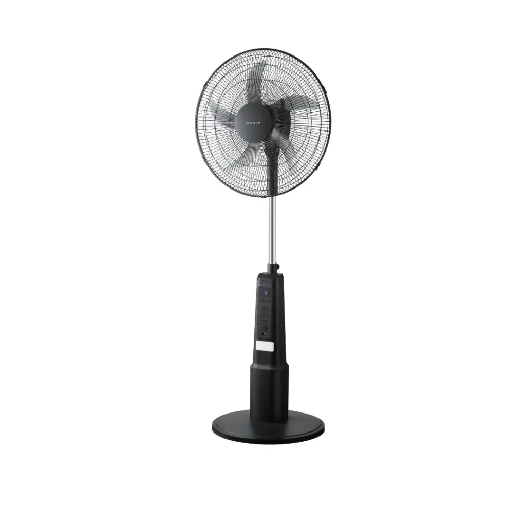 Maxi 18 inch rechargeable standing fan MAXIFAN45-25MRD black