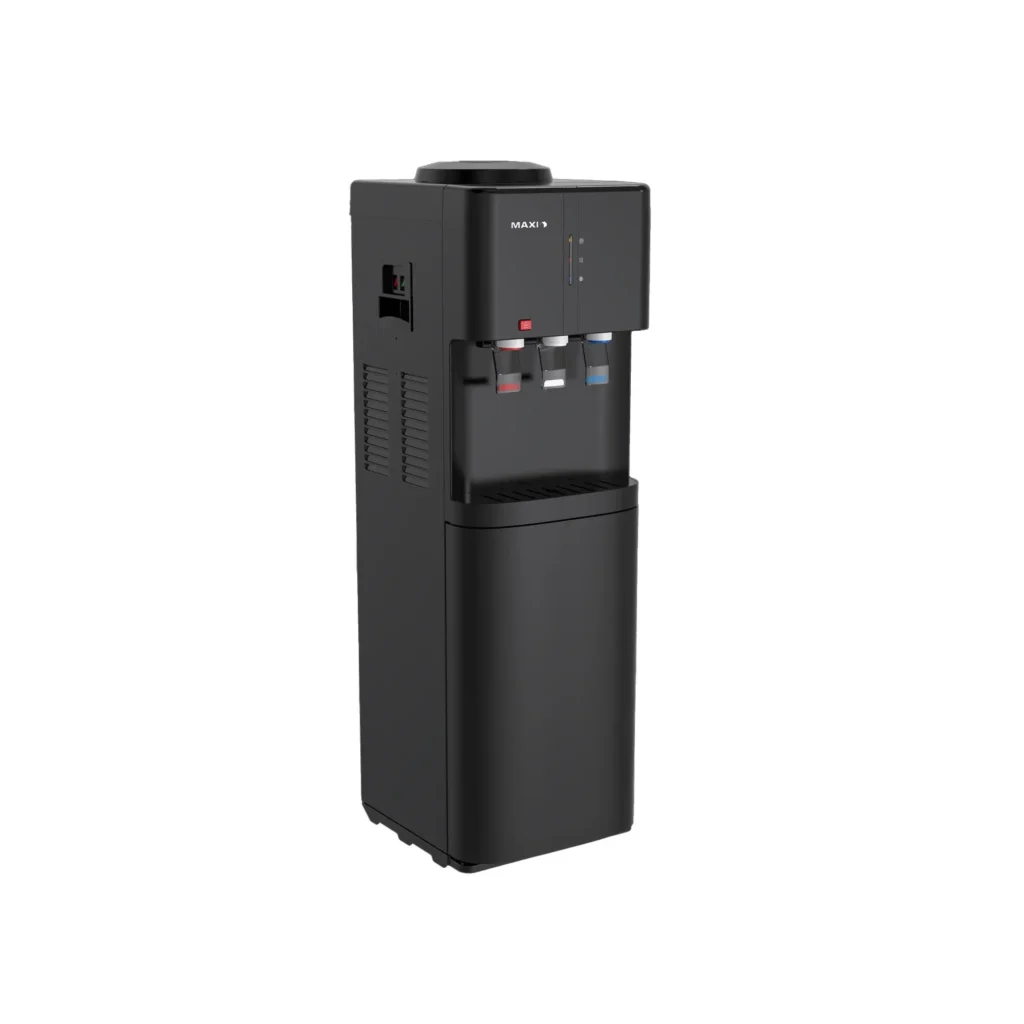 Maxi 2382S-B black 3 faucet water dispenser