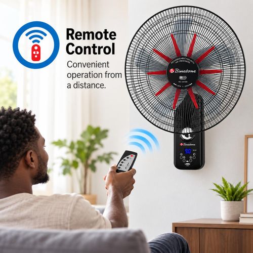 Binatone RCF-1807 WF rechargeable wall fan